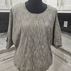 DKNY Blouse with Dolman Sleeves - Size Large